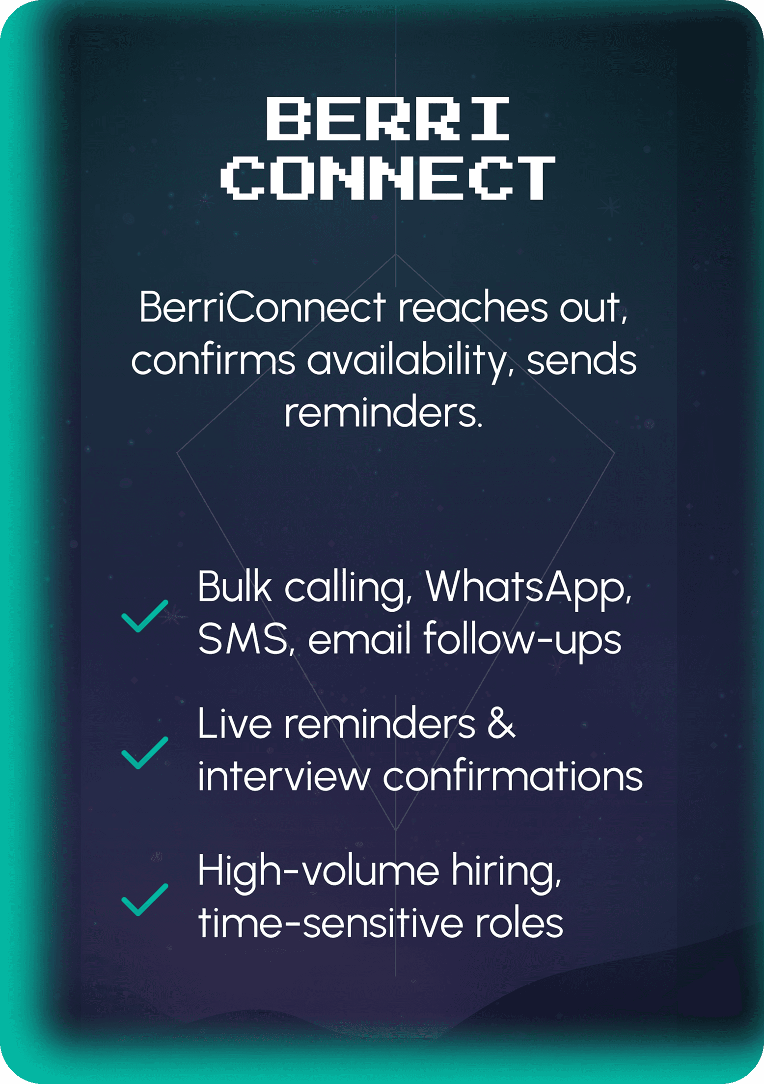 Connect card back
