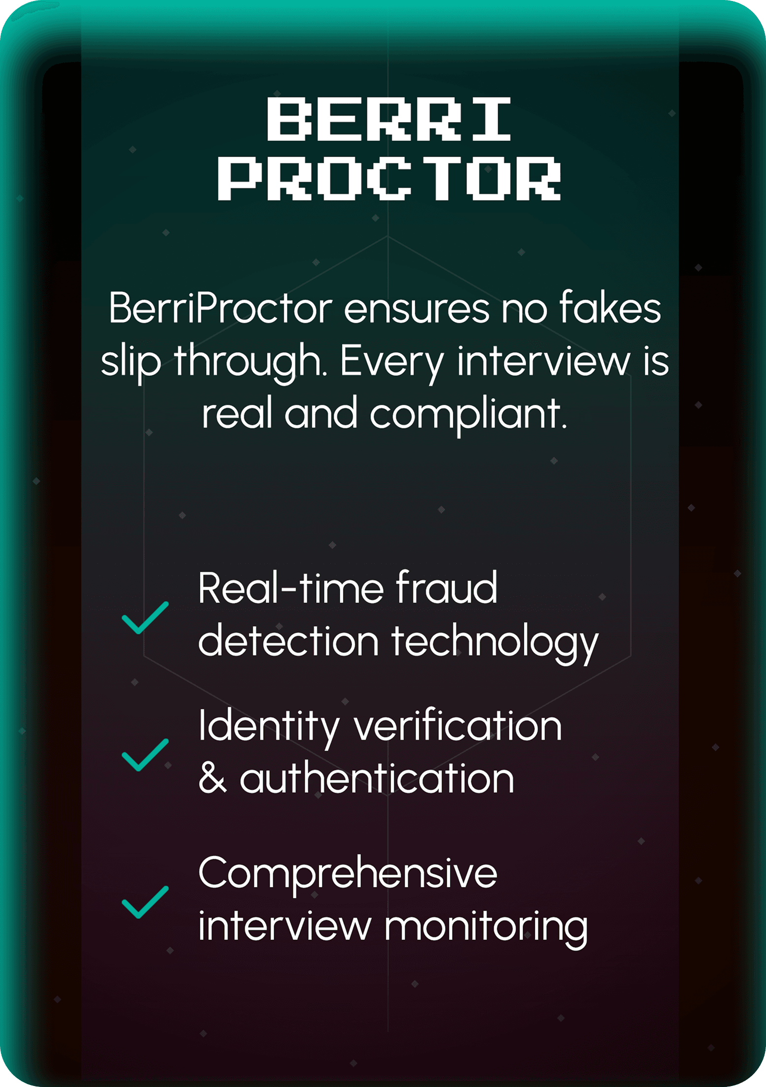Proctor card back