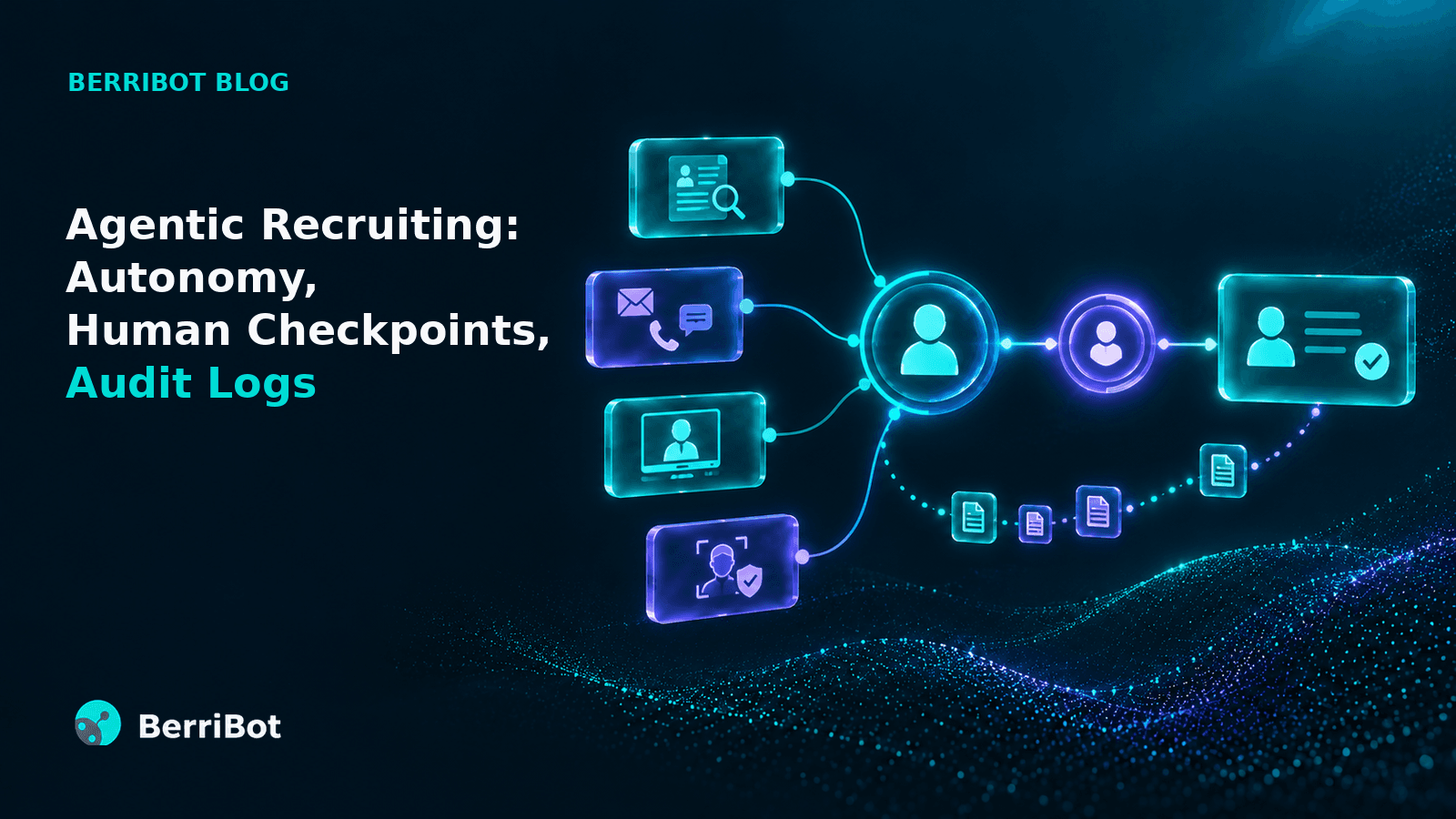 Agentic Recruiting: Autonomy, Human Checkpoints, Audit Logs